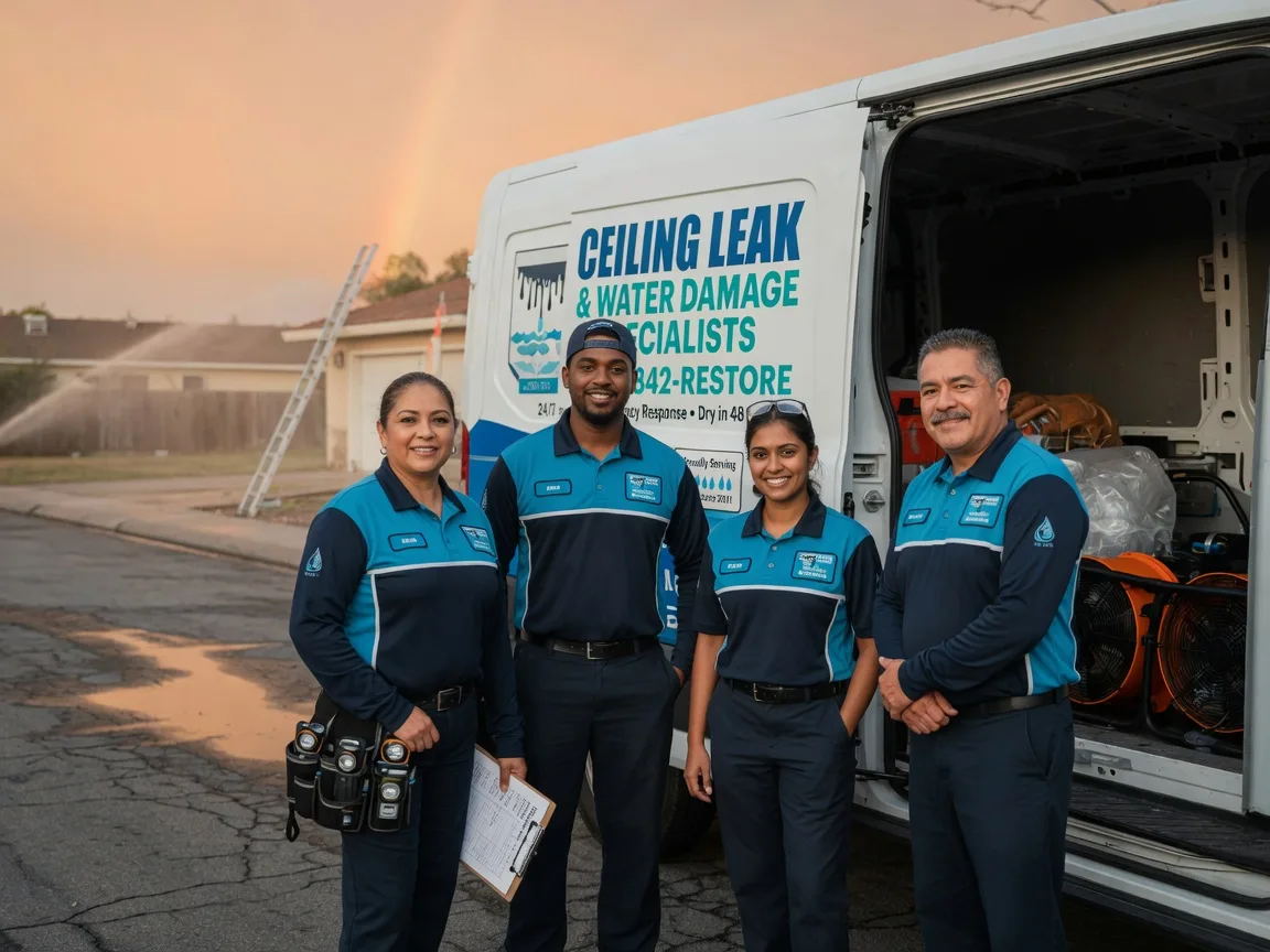 Ceiling Leak Cleanup company in Mineral, TX
