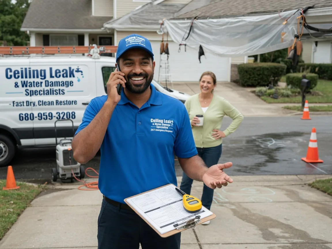 Ceiling Leak Cleanup Mineral, TX FAQs